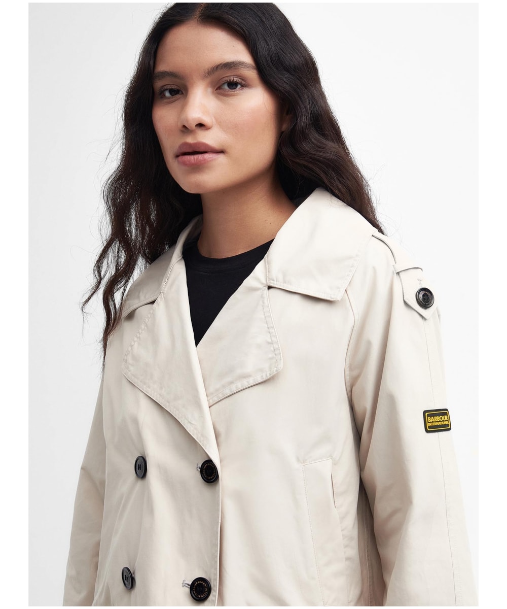 Barbour casual jacket shop white