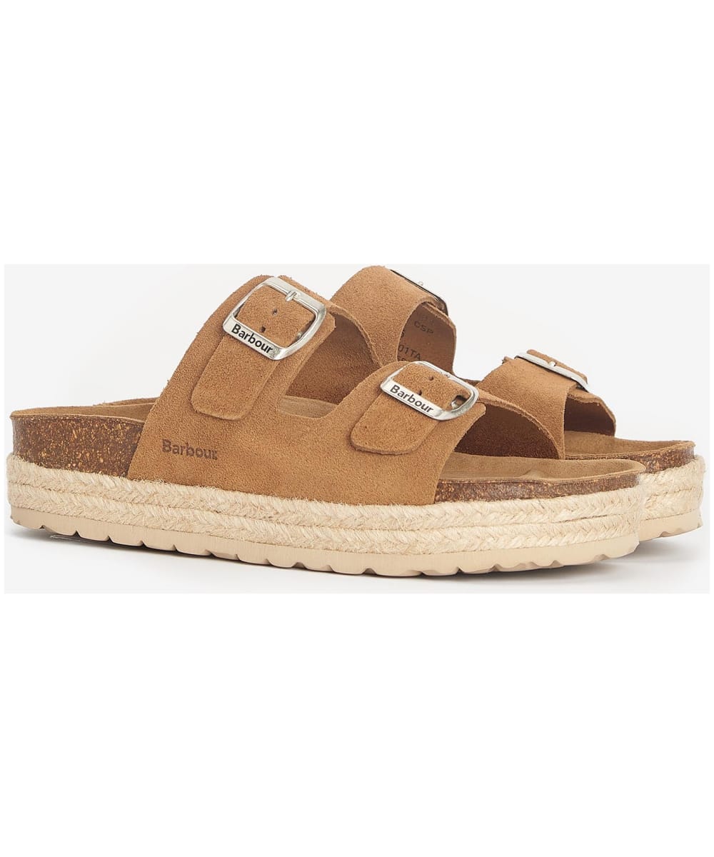 Barbour shop tan sandals