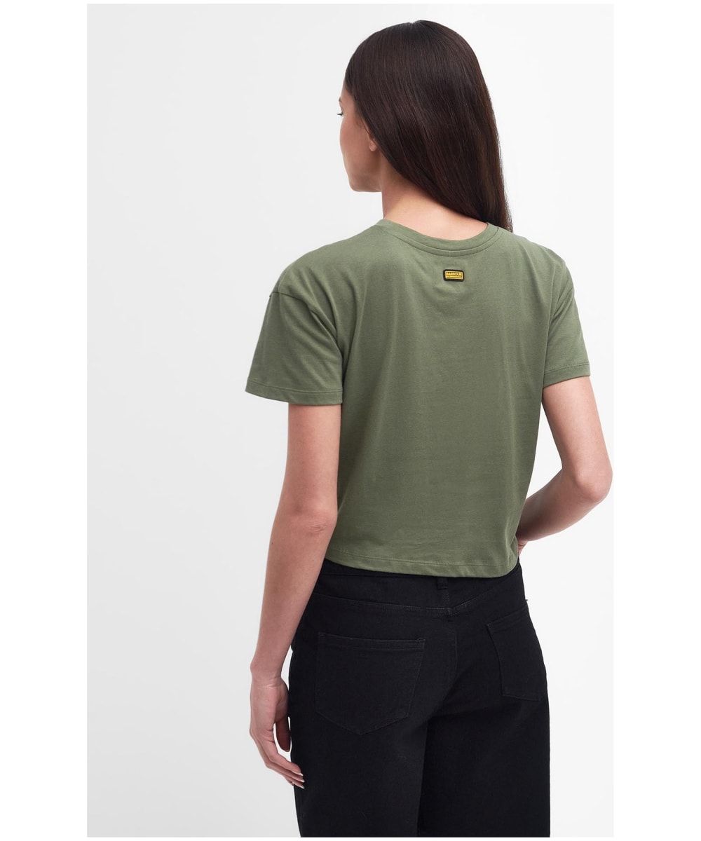 Barbour t shirt sales womens olive