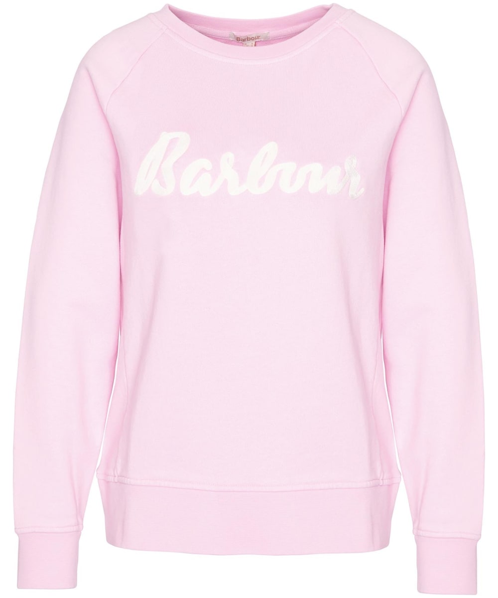 Barbour otterburn hotsell sweatshirt pink