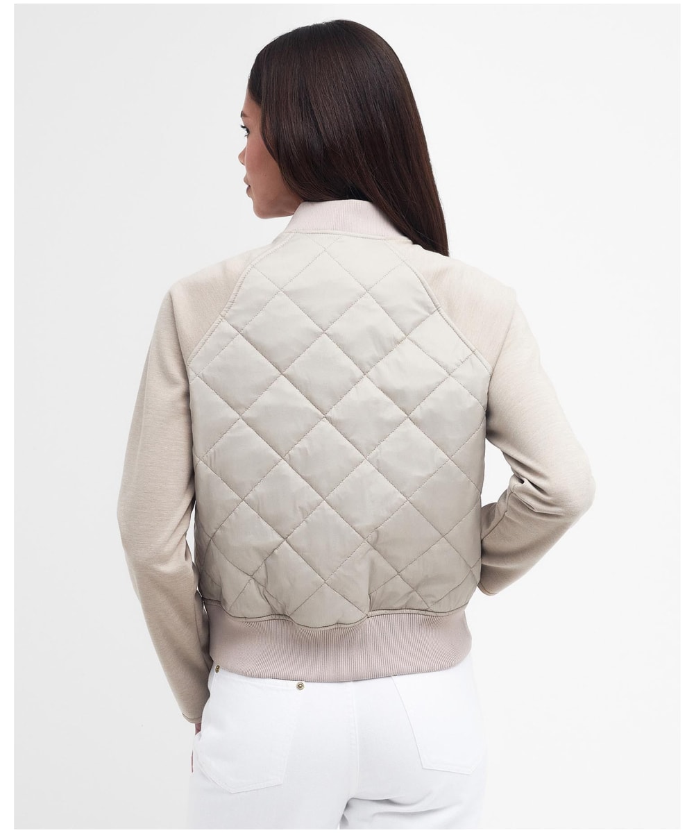 Ladies barbour bomber best sale jacket
