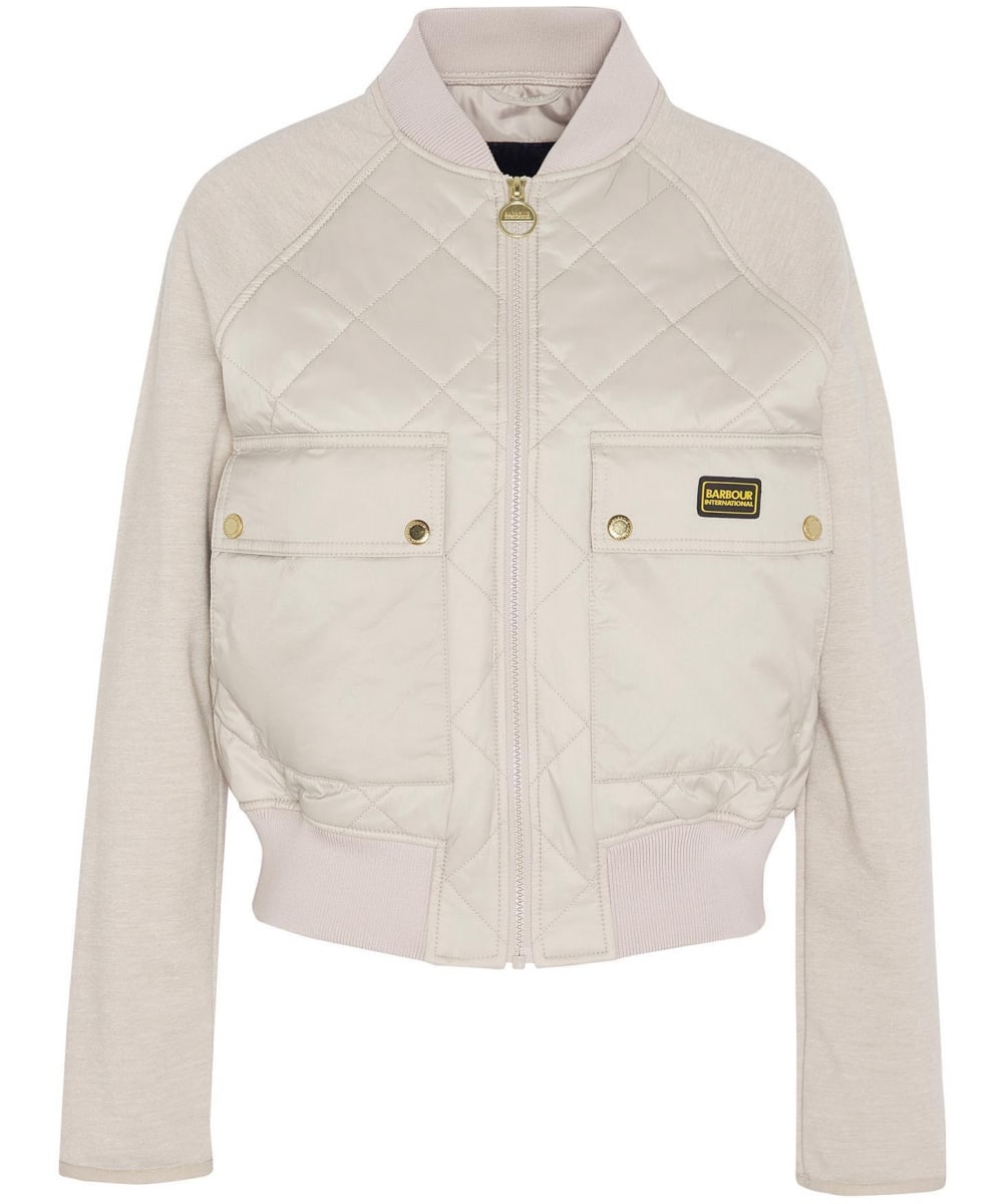Quilted online sweater jacket
