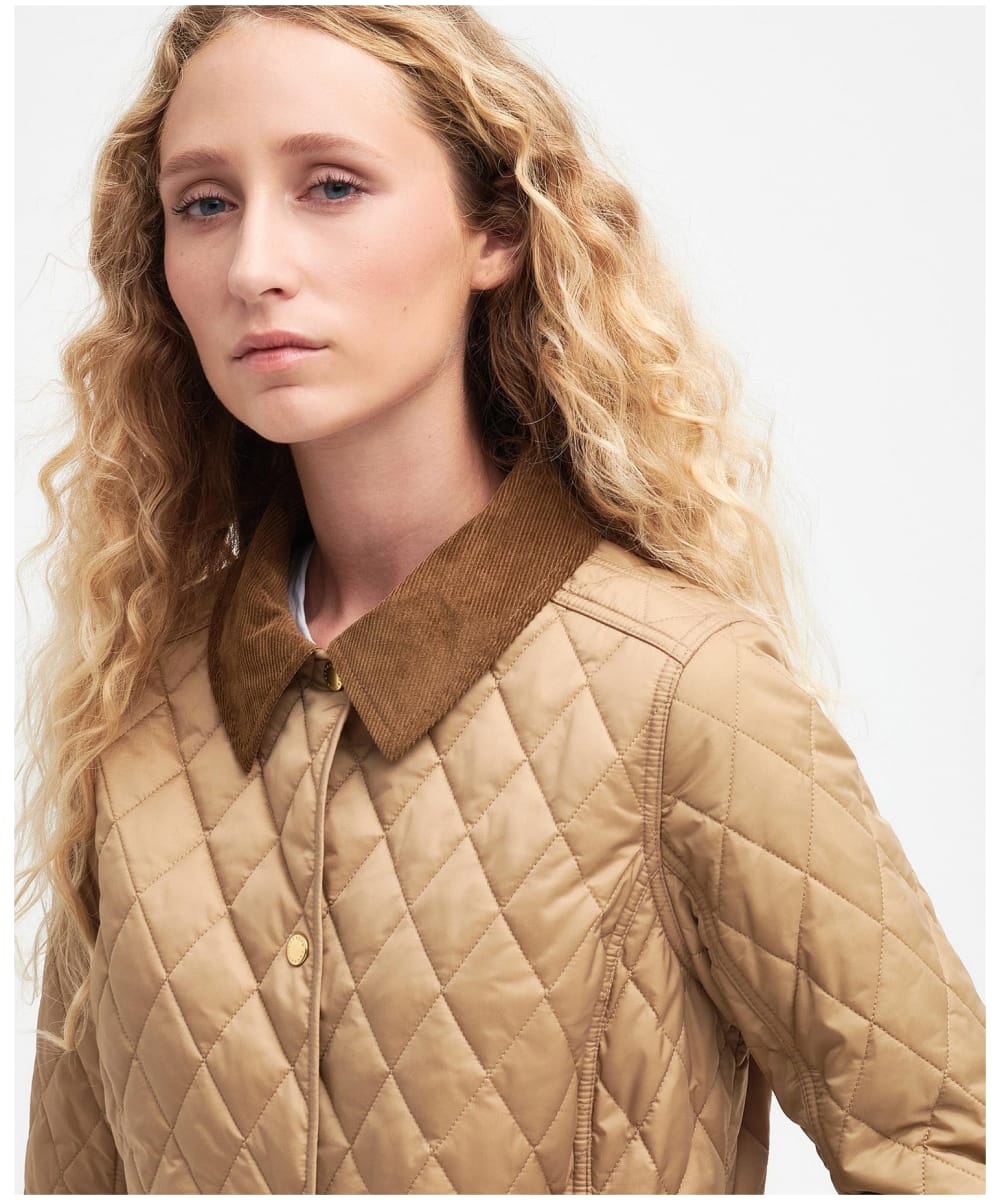 Barbour annandale discount quilted jacket black