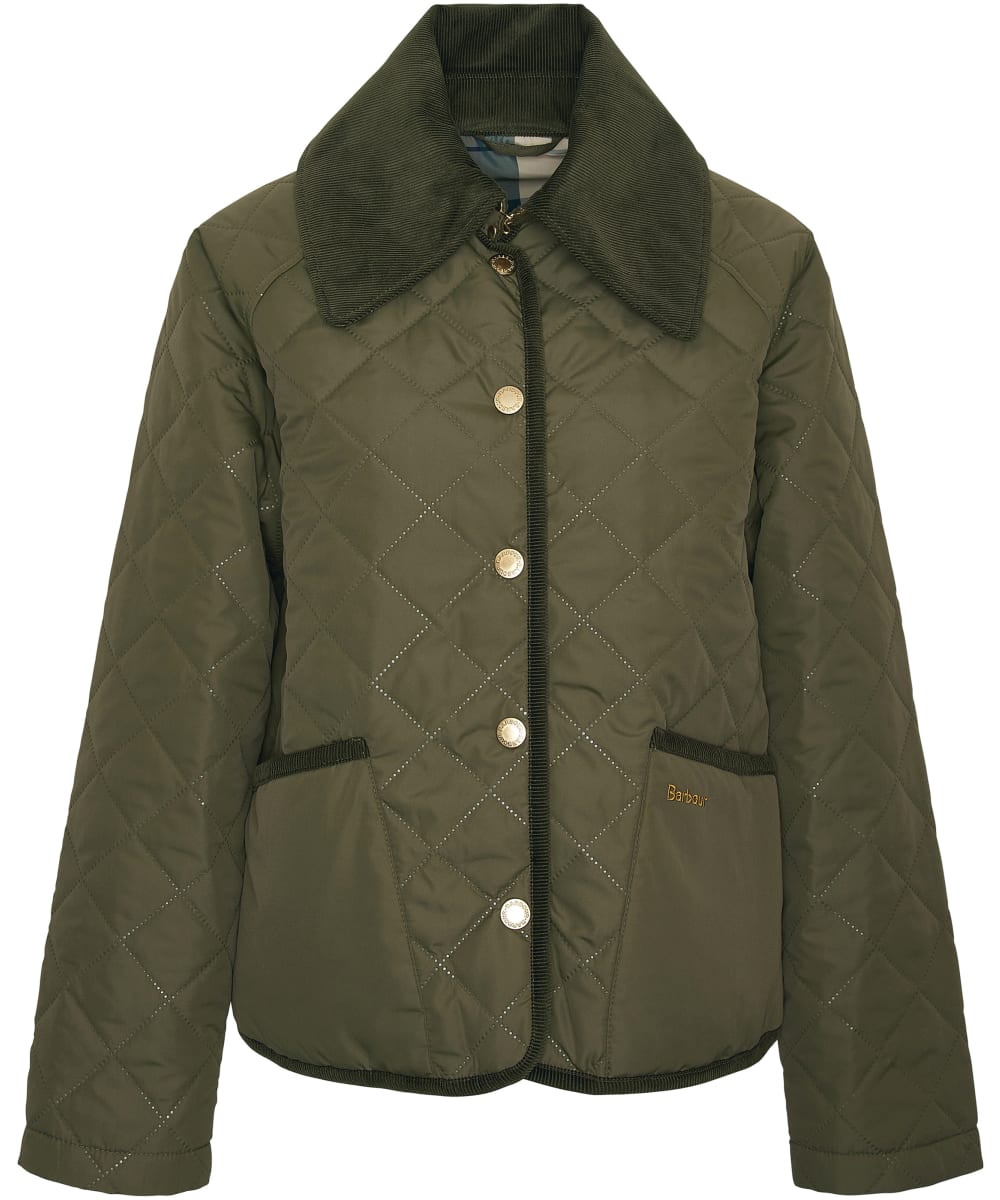 Green quilted jacket womens shop