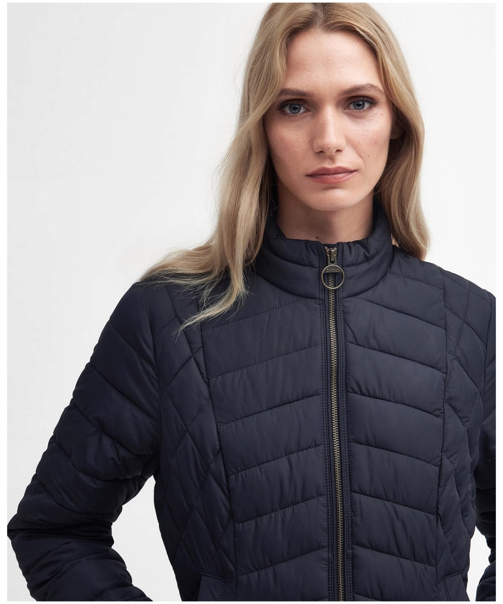 Womens navy quilted barbour jacket online