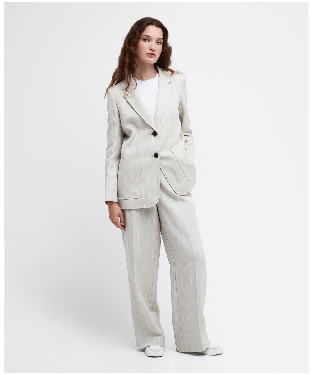 Women s Barbour Celeste Tailored Linen Blend Blazer