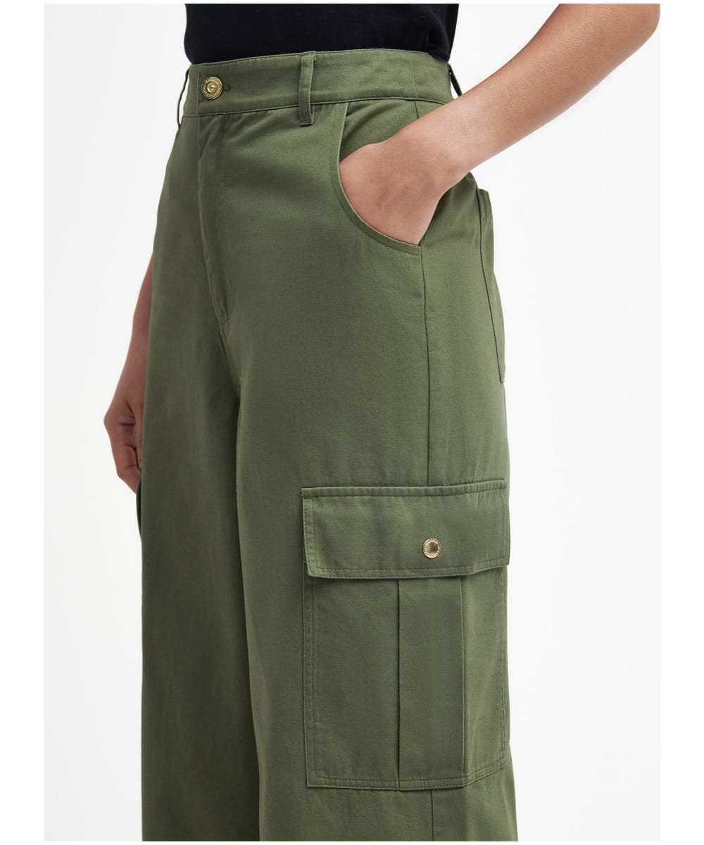 Barbour trousers womens Green on sale