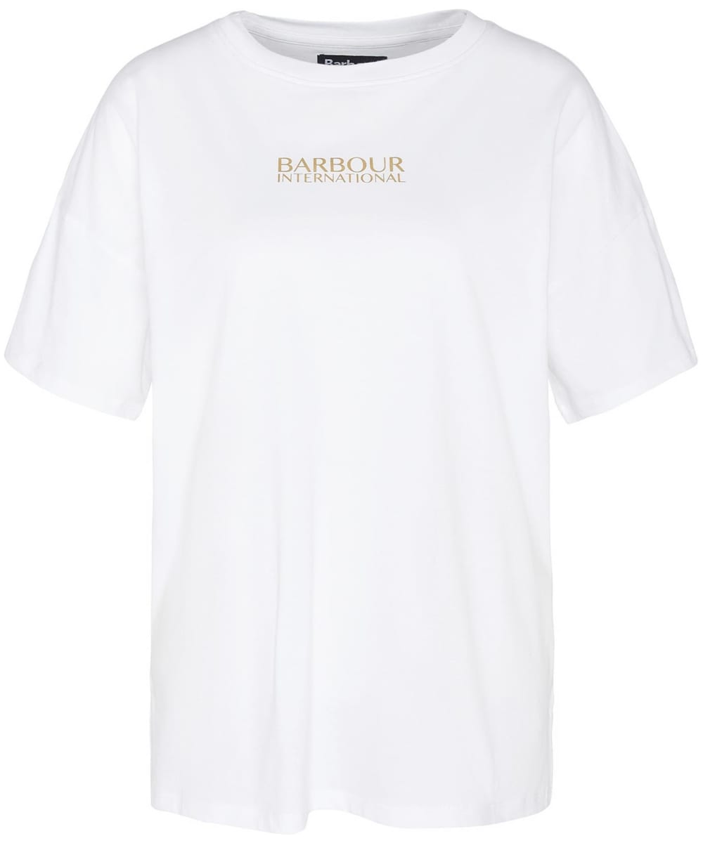 Barbour white sale t shirt