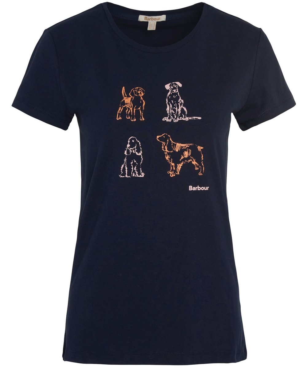 Women s Barbour Bowland Short Sleeve Cotton Blend T Shirt