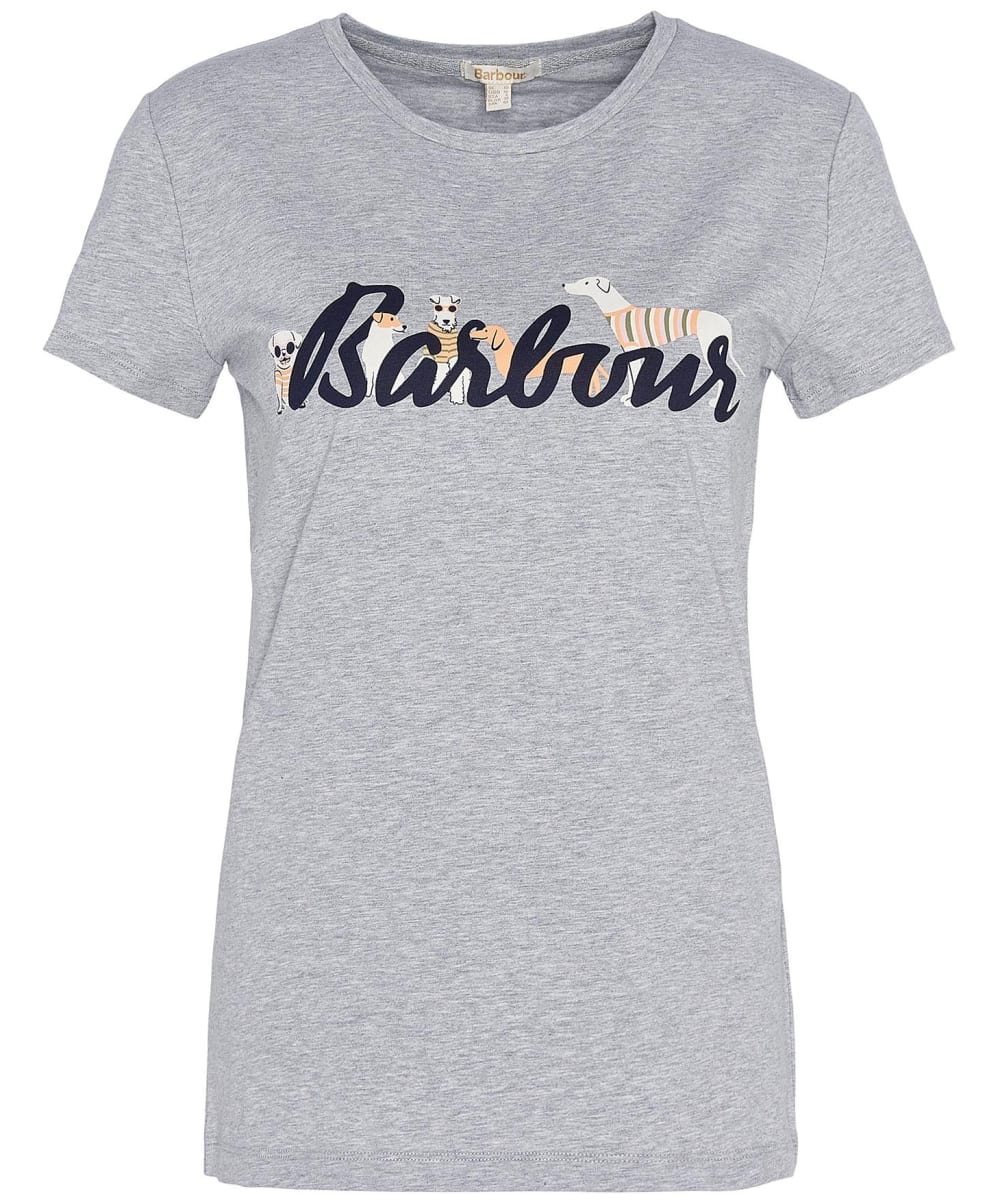 Barbour t shirt womens Grey best sale