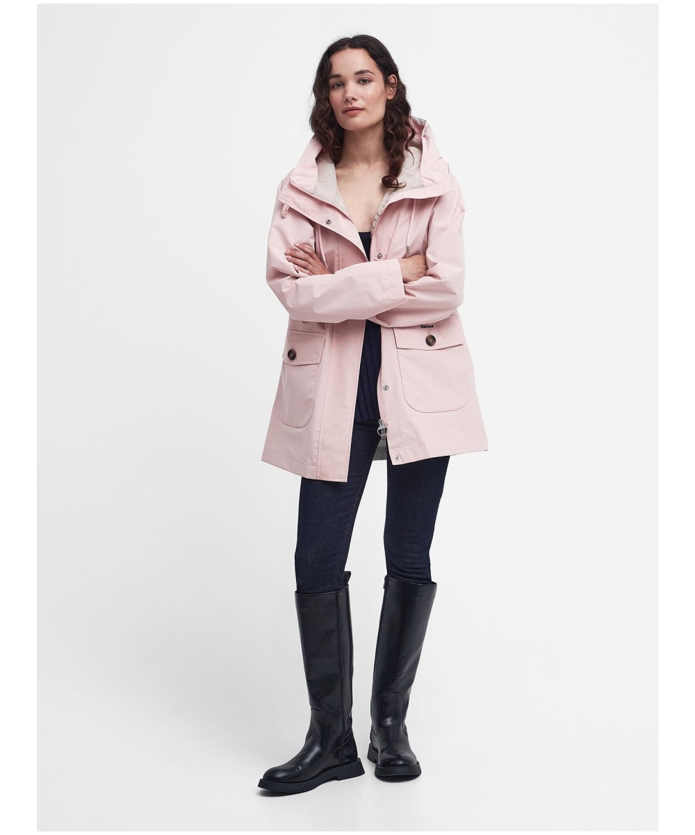 Womens pink barbour coat shop