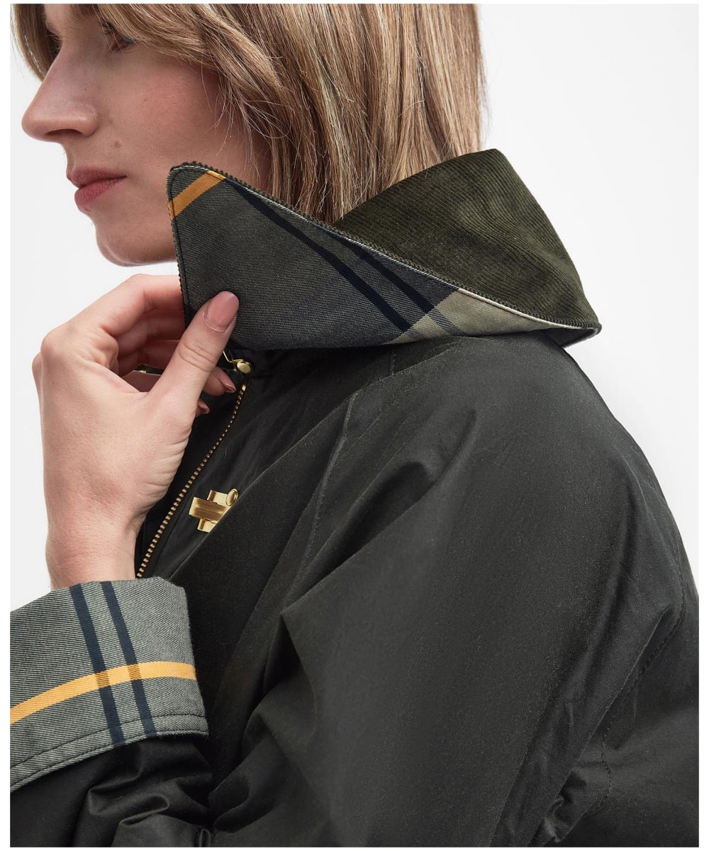 Burberry waxed cotton jacket outlet