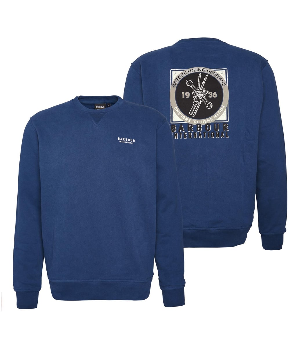 Barbour blue sweatshirt top