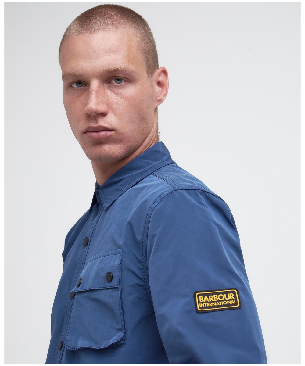 Barbour international rath overshirt sales