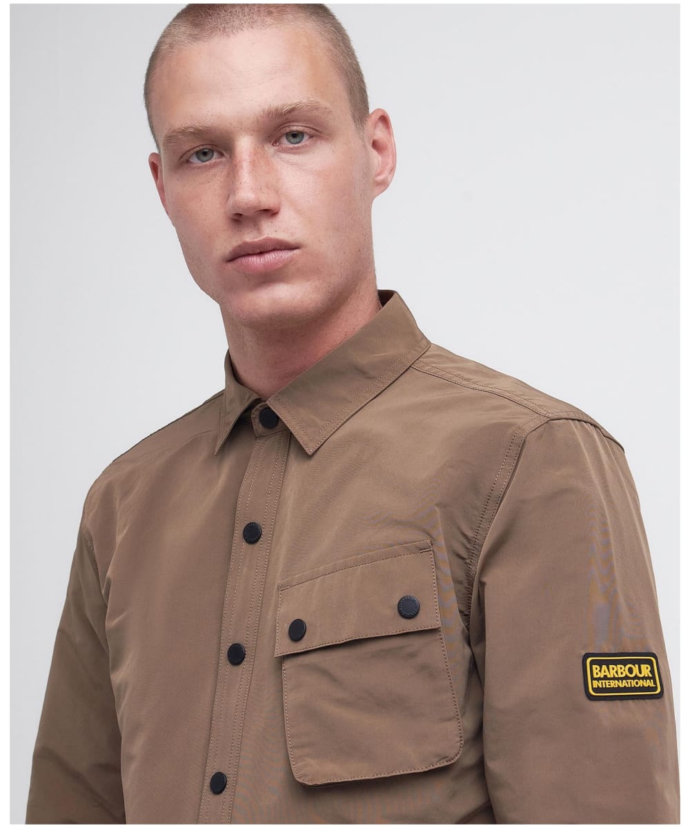 Barbour international rath overshirt sales