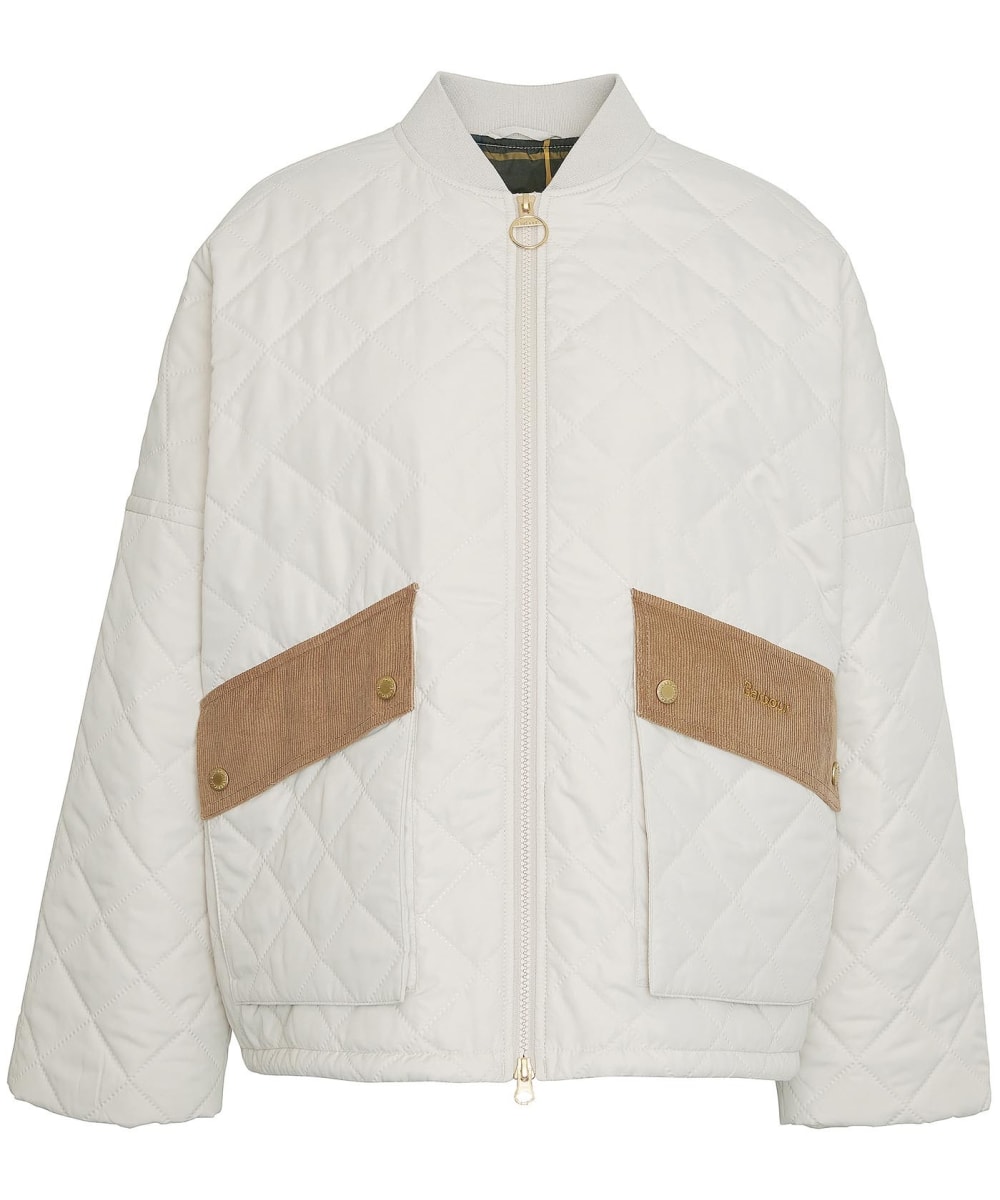 Womens barbour hotsell jacket cream