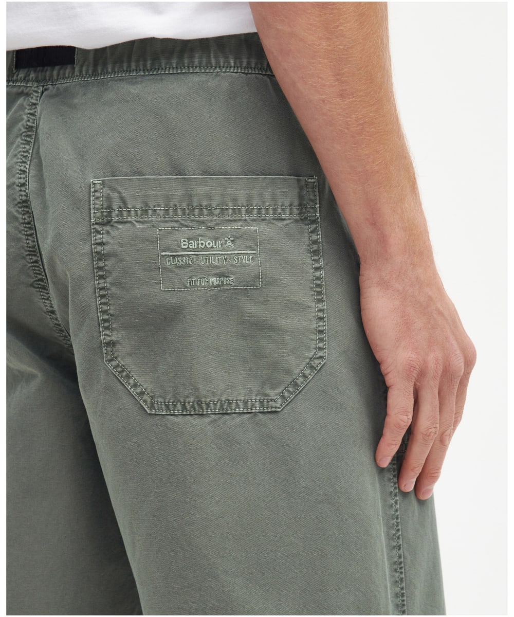 Men s Barbour Grindle Canvas Twill Trousers