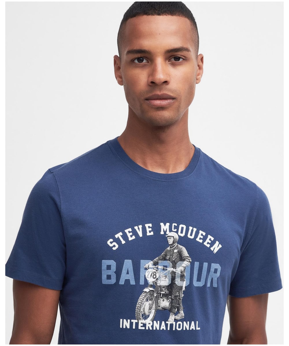 Tee shirt barbour steve mcqueen hot sale