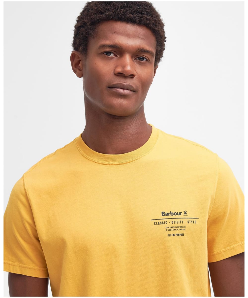 Barbour t shirt gold sales