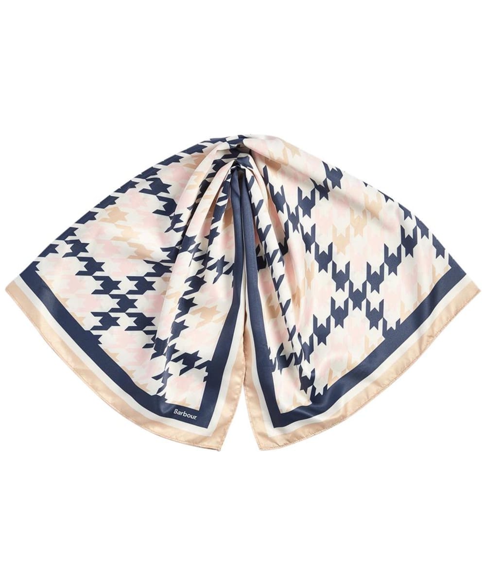 Barbour houndstooth scarf sales