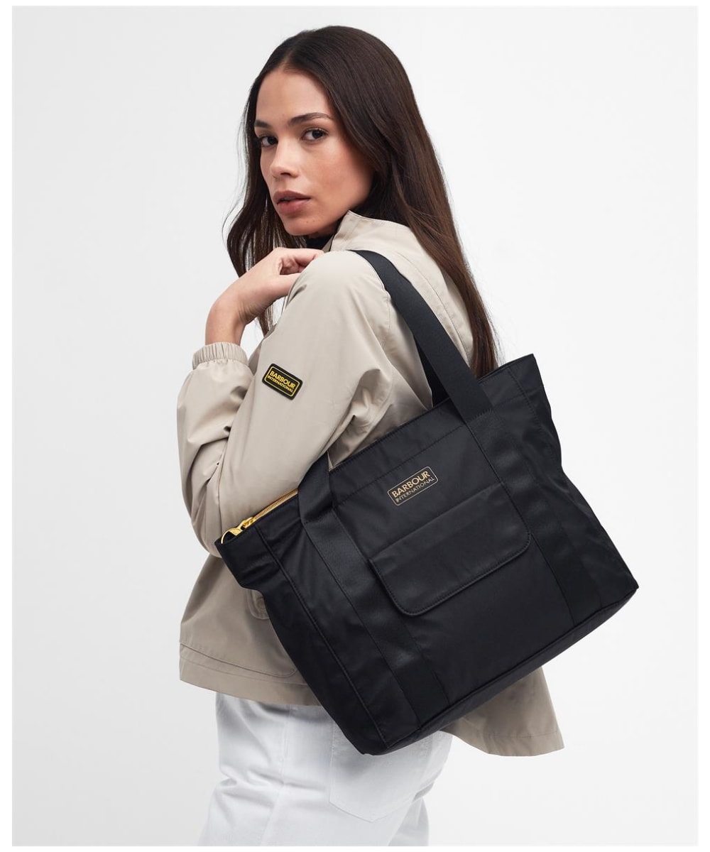 Women s Barbour International Qualify Tote Bag