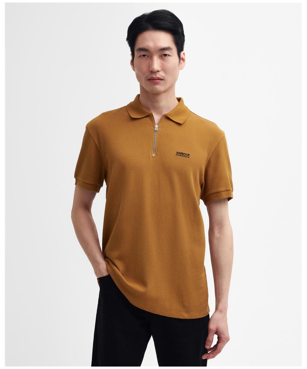 Men s Barbour International Albury Short Sleeve Polo Shirt