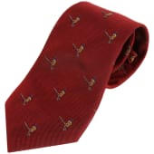 Men's Alan Paine Ripon Silk Tie - Sitting Pheasant