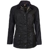 Womens barbour vintage beadnell waxed sales jacket