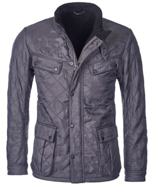 Men's Barbour International Ariel Polarquilt Jacket - Charcoal