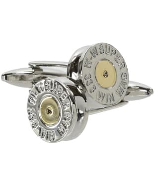 Men's Soprano Cartridge Stamp Cufflinks - Silver