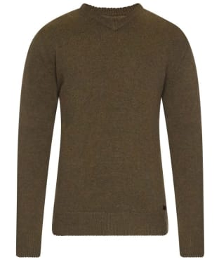 Men's Barbour Nelson Essential V Neck Jumper - Seaweed