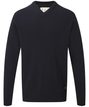 Men's Barbour Nelson Essential V Neck Jumper - Navy