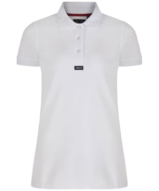 Women's Musto Cotton Pique Short Sleeve Polo Shirt - White