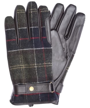 Men's Barbour Newbrough Tartan Gloves - Barbour Classic