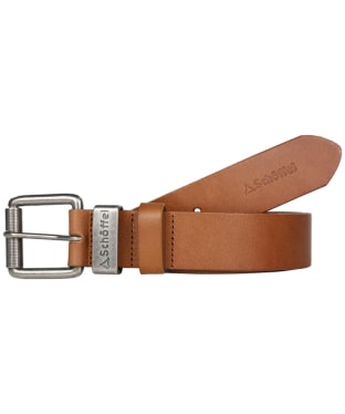 Men's Schoffel Leather Belt - Tan