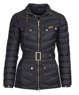 Women's Barbour International Gleann Quilted Jacket - Black