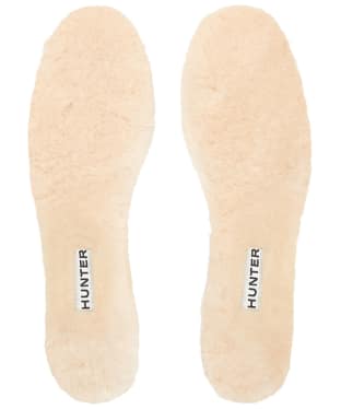 Hunter Luxury Shearling Insoles For Hunter Original Wellingtons - Natural