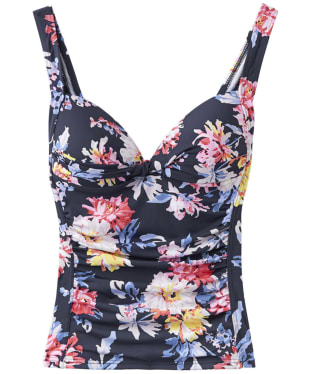 Women's Joules Roma Tankini Top - Navy Whitstable Floral