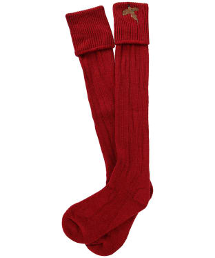Men's Pennine Stalker Wool Blend Shooting Socks - Rouge