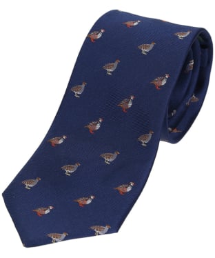 Men's Soprano Grouse and Partridge Tie - Blue