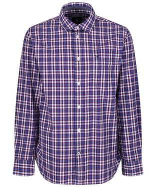 Men's Crew Clothing Westleigh Classic Check Shirt - Washed Plum