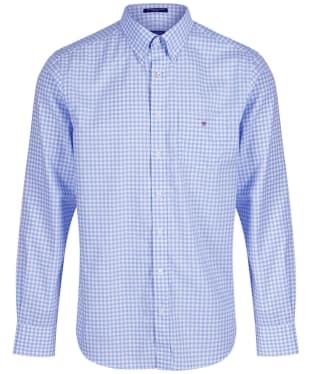 Men's GANT The Regular Broadcloth Gingham Shirt - Capri Blue