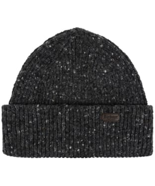 Men's Barbour Lowerfell Donegal Beanie Hat - Charcoal
