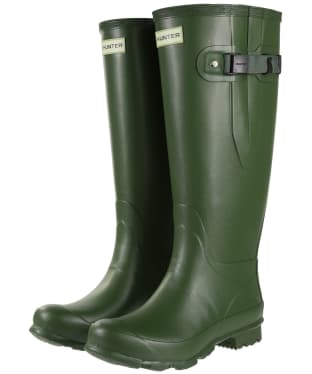 women's hunter norris field wide fit wellington boots