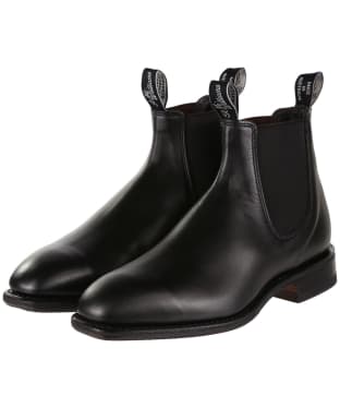 Men's R.M. Williams Dynamic Flex Sole Craftsman Boots - Yearling leather -G (Regular) Fit - Black