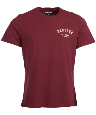 Men's Barbour Preppy Tee - Ruby