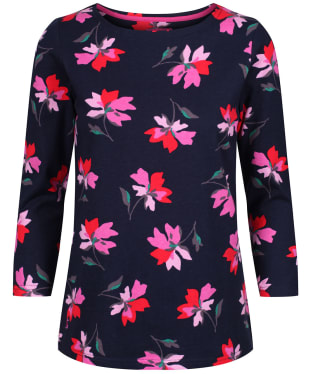 Women's Joules Harbour Printed Top - Navy Floral