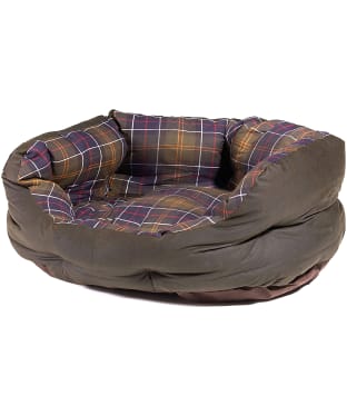 Barbour Wax Cotton Dog Bed 24" - Classic / Olive