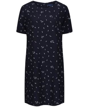 Women's GANT Microflower Print Dress - Evening Blue