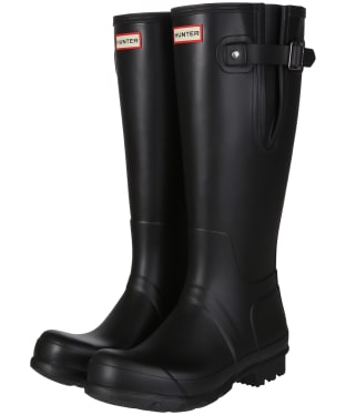 Men's Hunter Original Side Adjustable Wellington Boots - Black